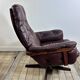 Leather armchair and ottoman by GÖTE MÖBLER Sweden 1960