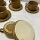 Set of 5 vintage stoneware cups