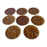 Set of 8 plates