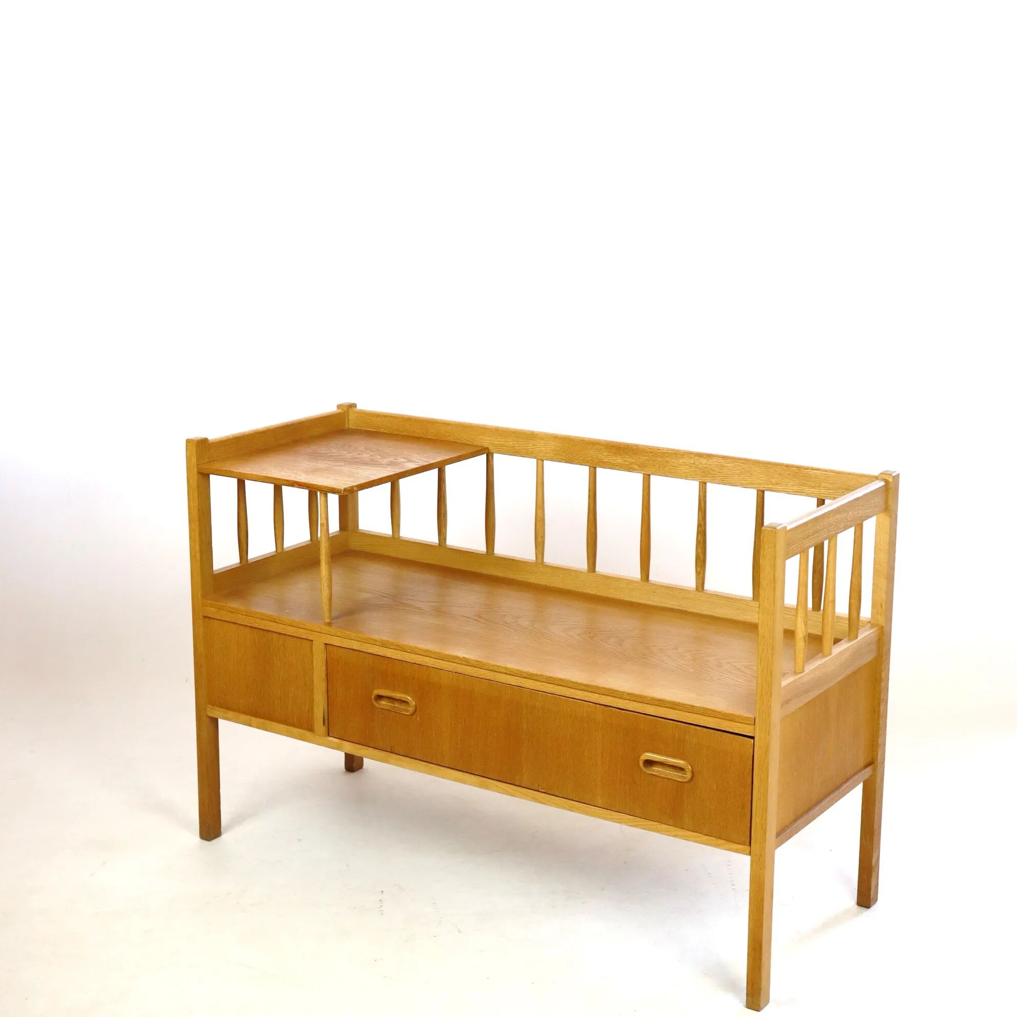 Banc en chêne années 60