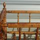 Antique solid walnut cradle