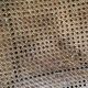 Série de 4 chaises Traîneau en osier, par Baumann