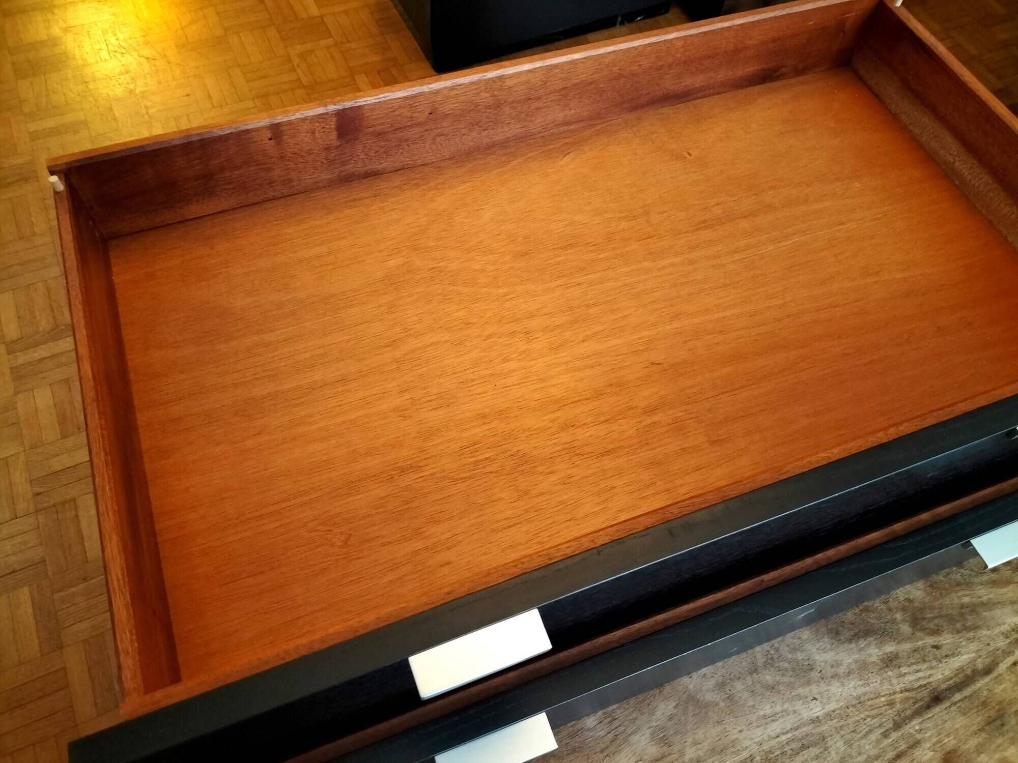 Modular Library CSS by George Nelson, RN Black Ash Finish