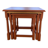 Wooden nesting table
