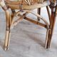 Rattan armchairs and table