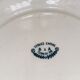 Set of 5 plates service Empire earthenware of Salins-iron Earth