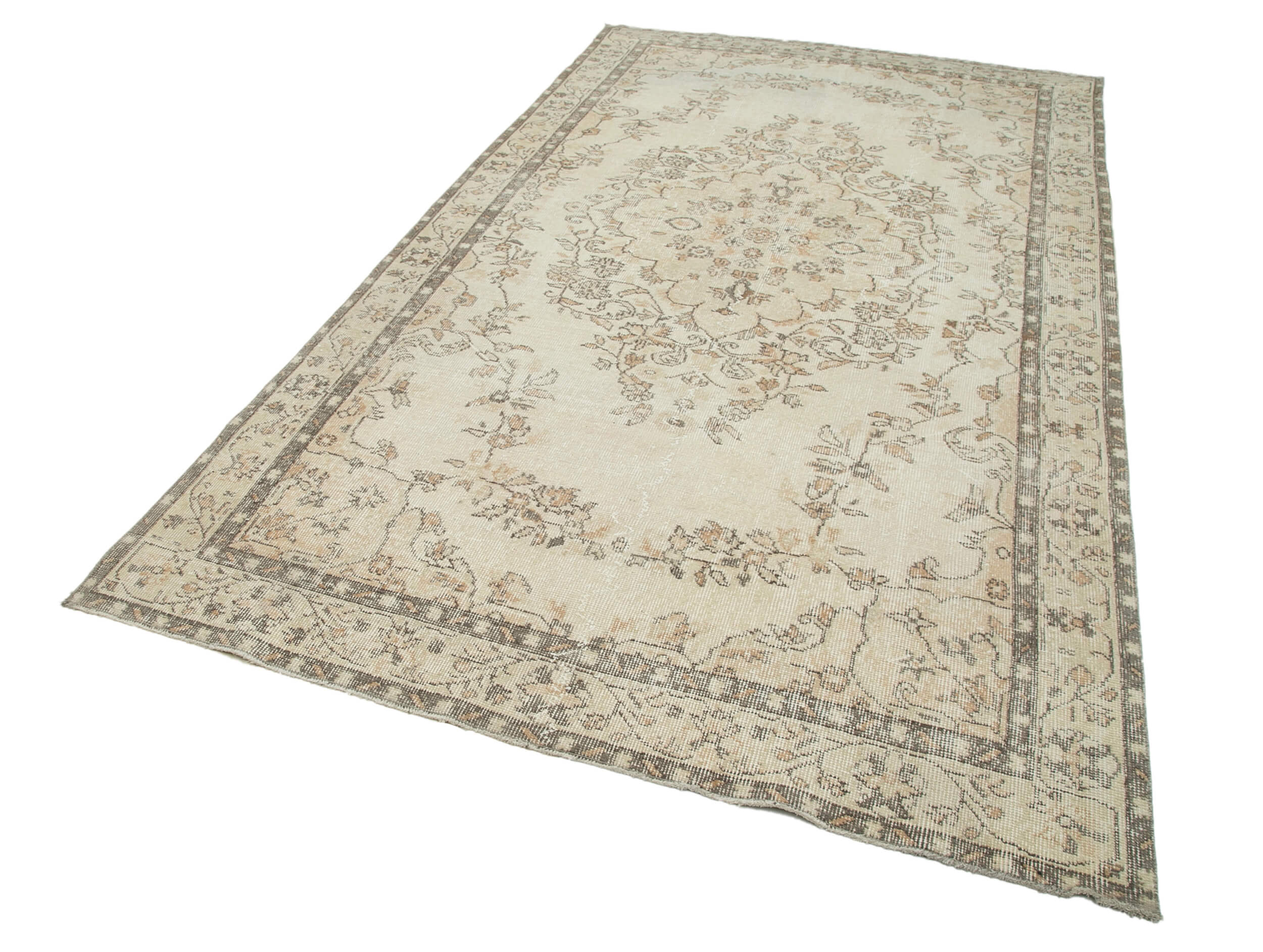 Handwoven One-of-a-Kind Anatolian Beige Rug 174 cm x 324 cm - 24980