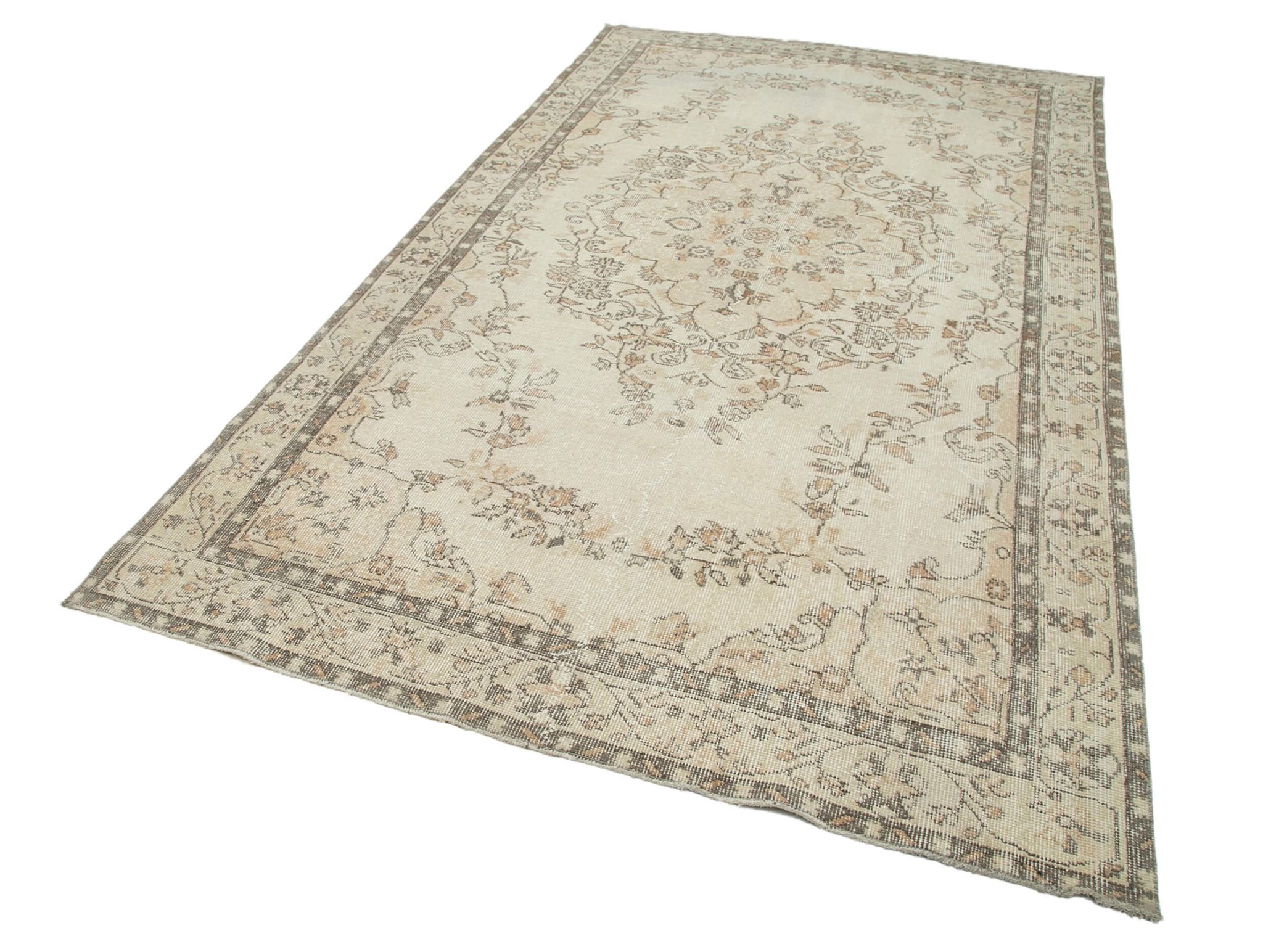 Handwoven One-of-a-Kind Anatolian Beige Rug 174 cm x 324 cm - 24980