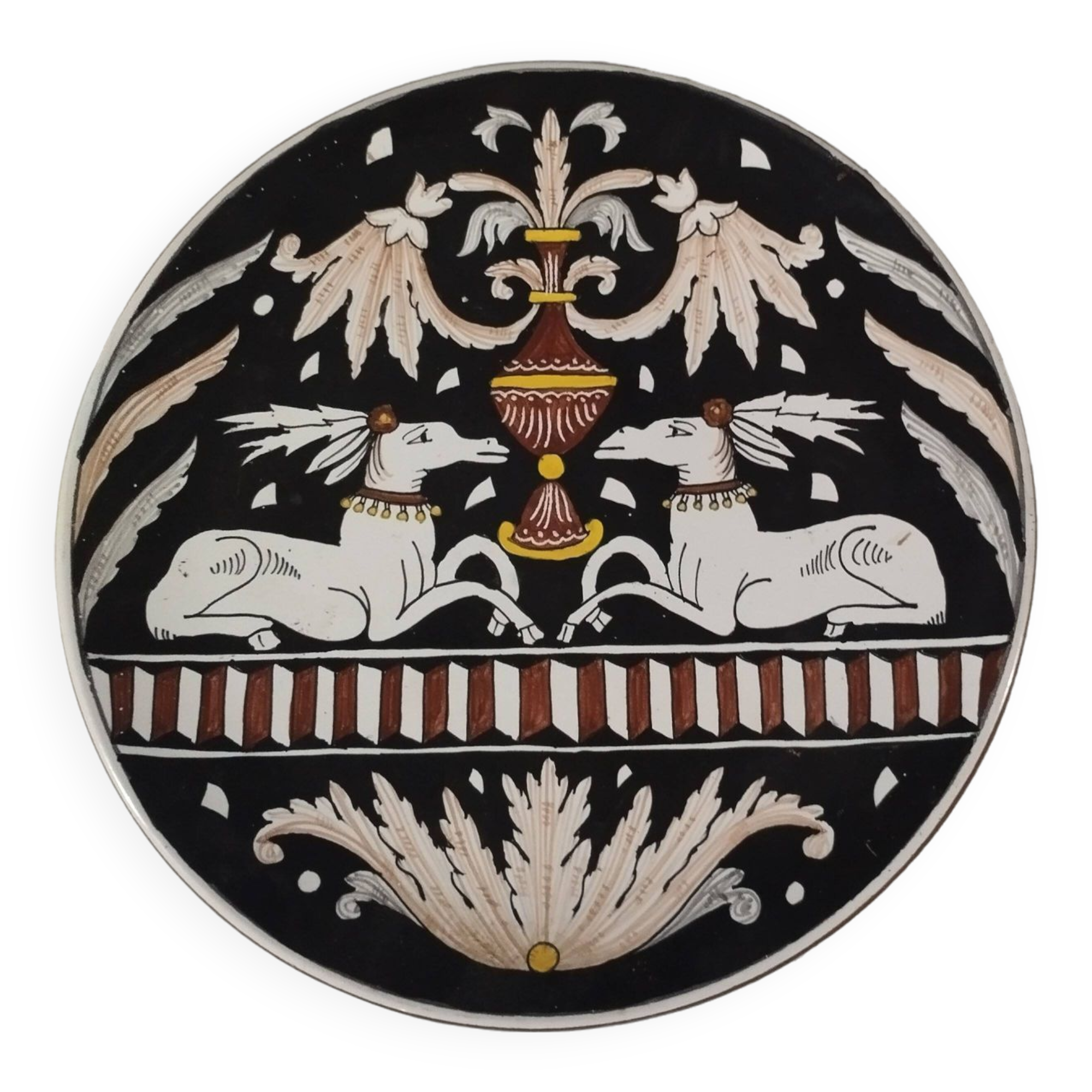 Italian ceramic decorative plate
