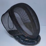 metal and leather fencing mask, early 20th century