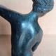 Bronze dancer with patina, early 20th century