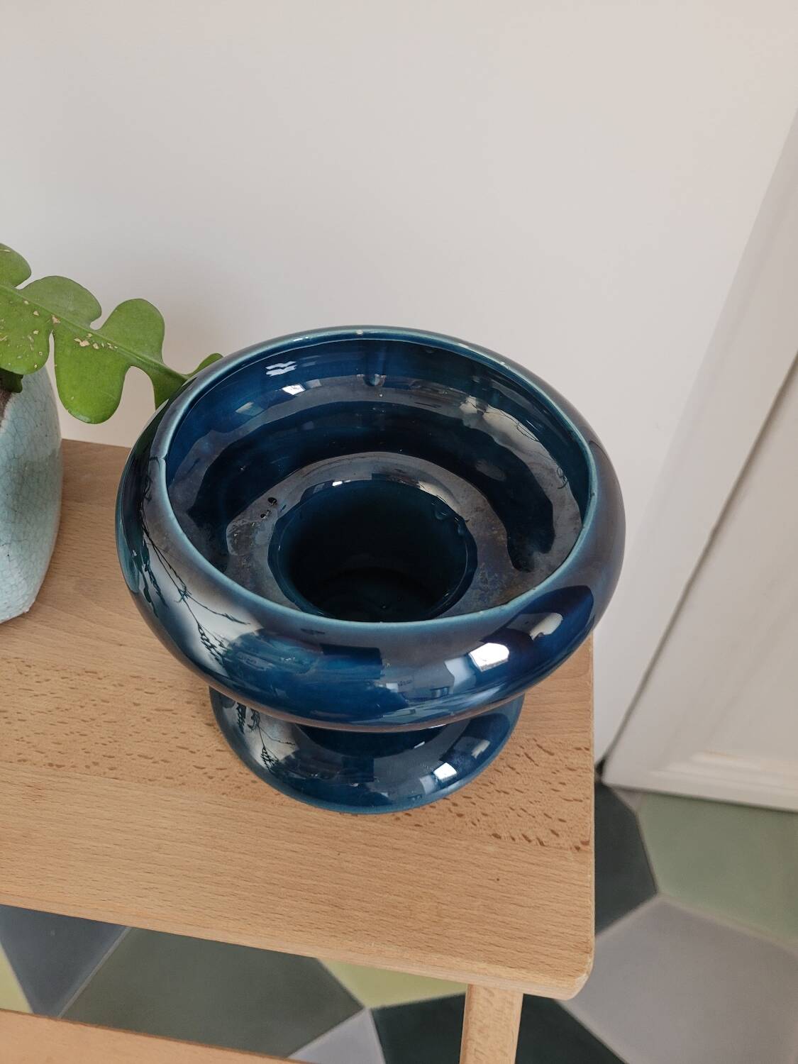 Vallauris ceramic candle holder