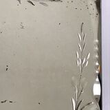 Mirror beveled and serious vintage 30 X 24cm