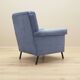Blue armchair, Italian design, 1970s, production: Italy
