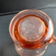 Service for 4 people - Art Deco - Glass or 1/2 pink crystal blown and cut
