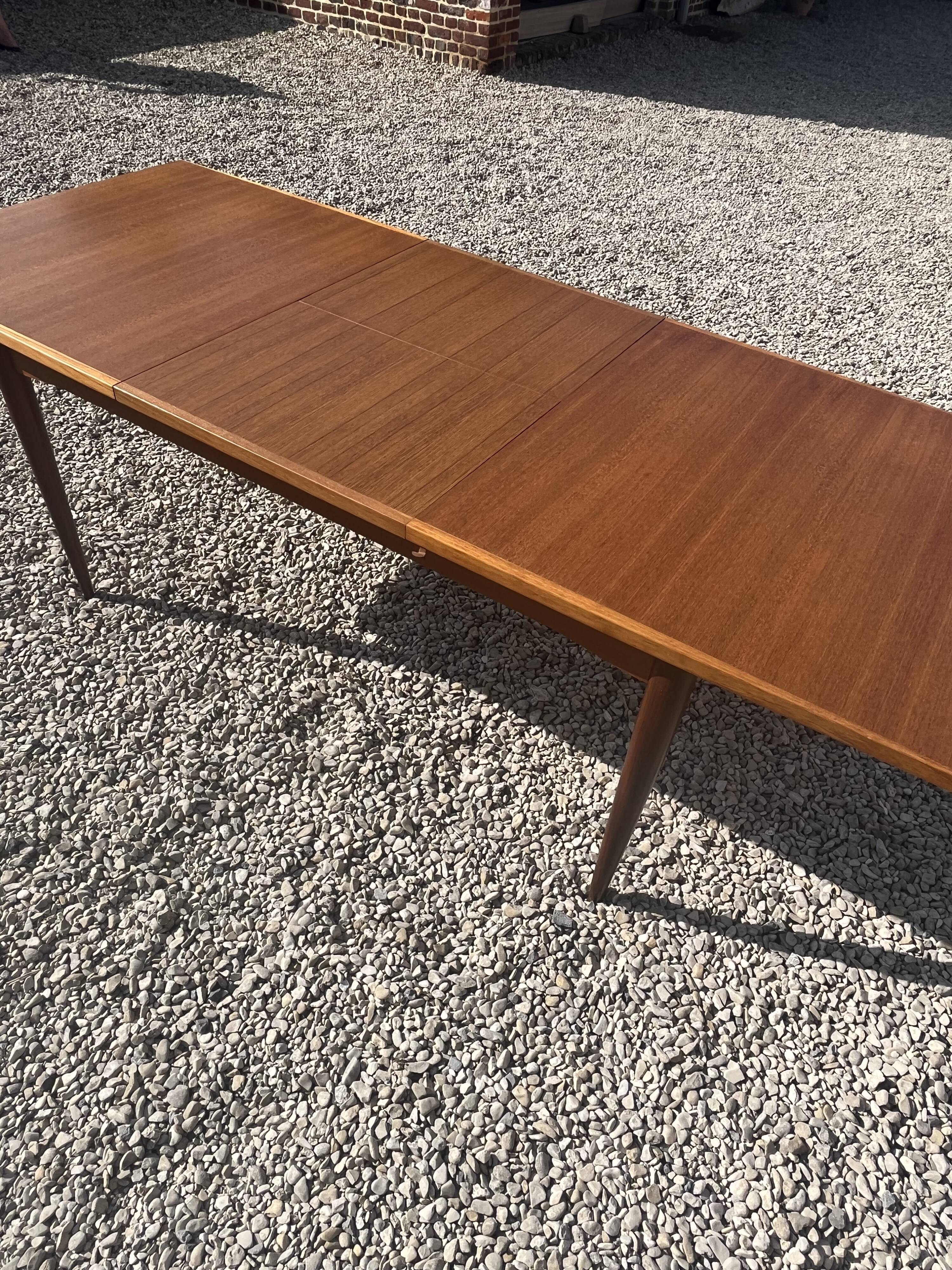 Scandinavian teak dining table