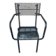 Garden armchair René Malaval Blocmetal 50s