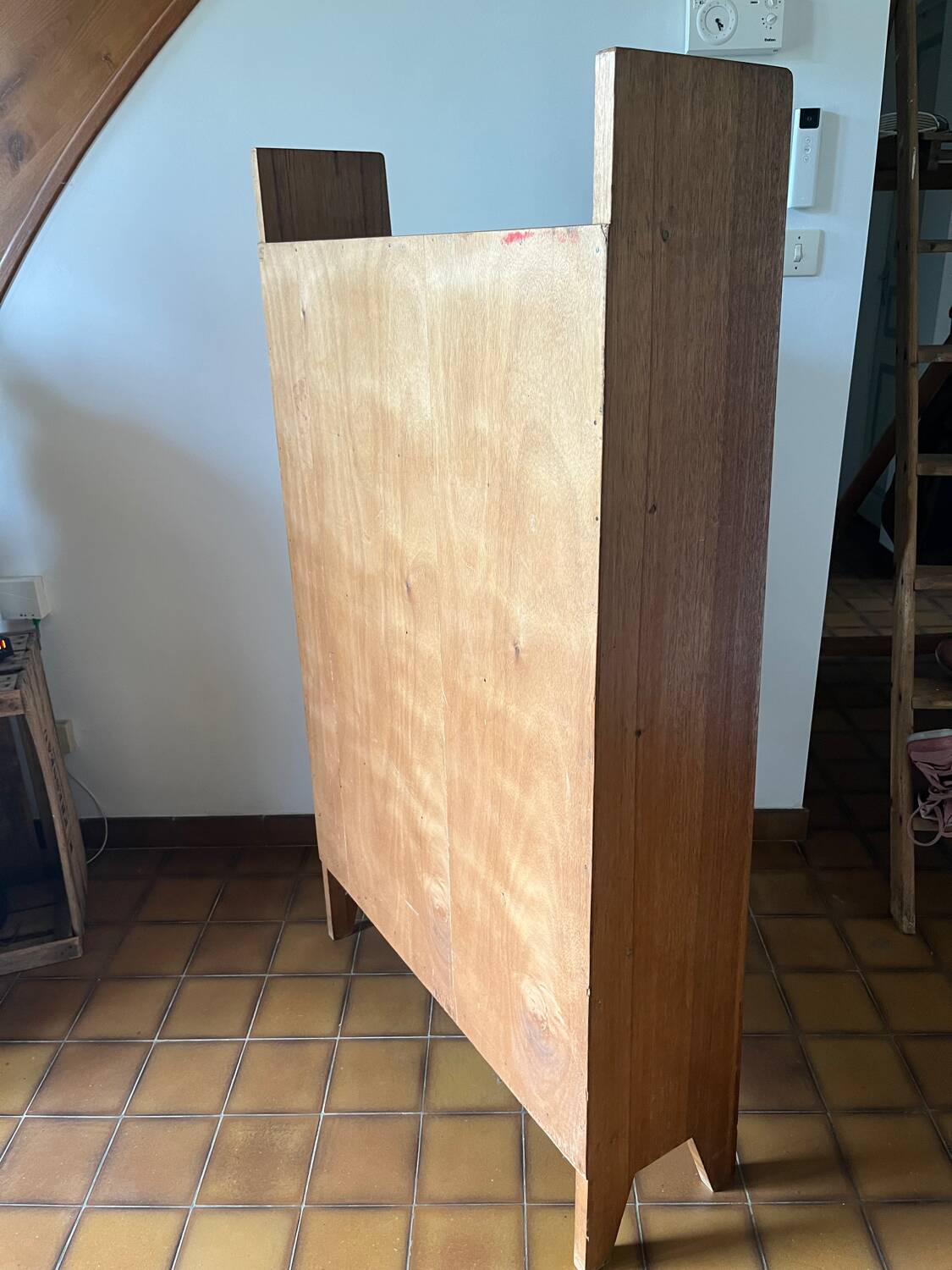 Shelf, solid wood bookcase, 1960s