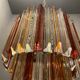 Italian Murano Glass Prism Spiral Chandelier