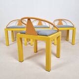 Memphis style chair in the style of Michele De Luchini