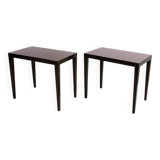 Pair of Danish Side Tables by Severin Hansen for Haslev Furniture - 1960s