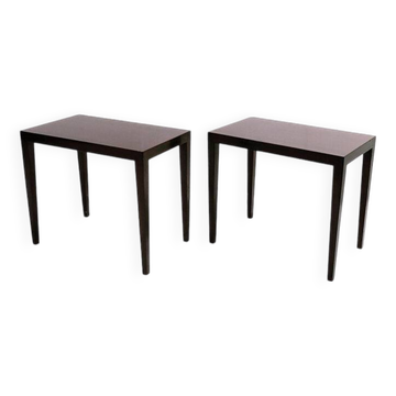 Pair of Danish Side Tables by Severin Hansen for Haslev Furniture - 1960s