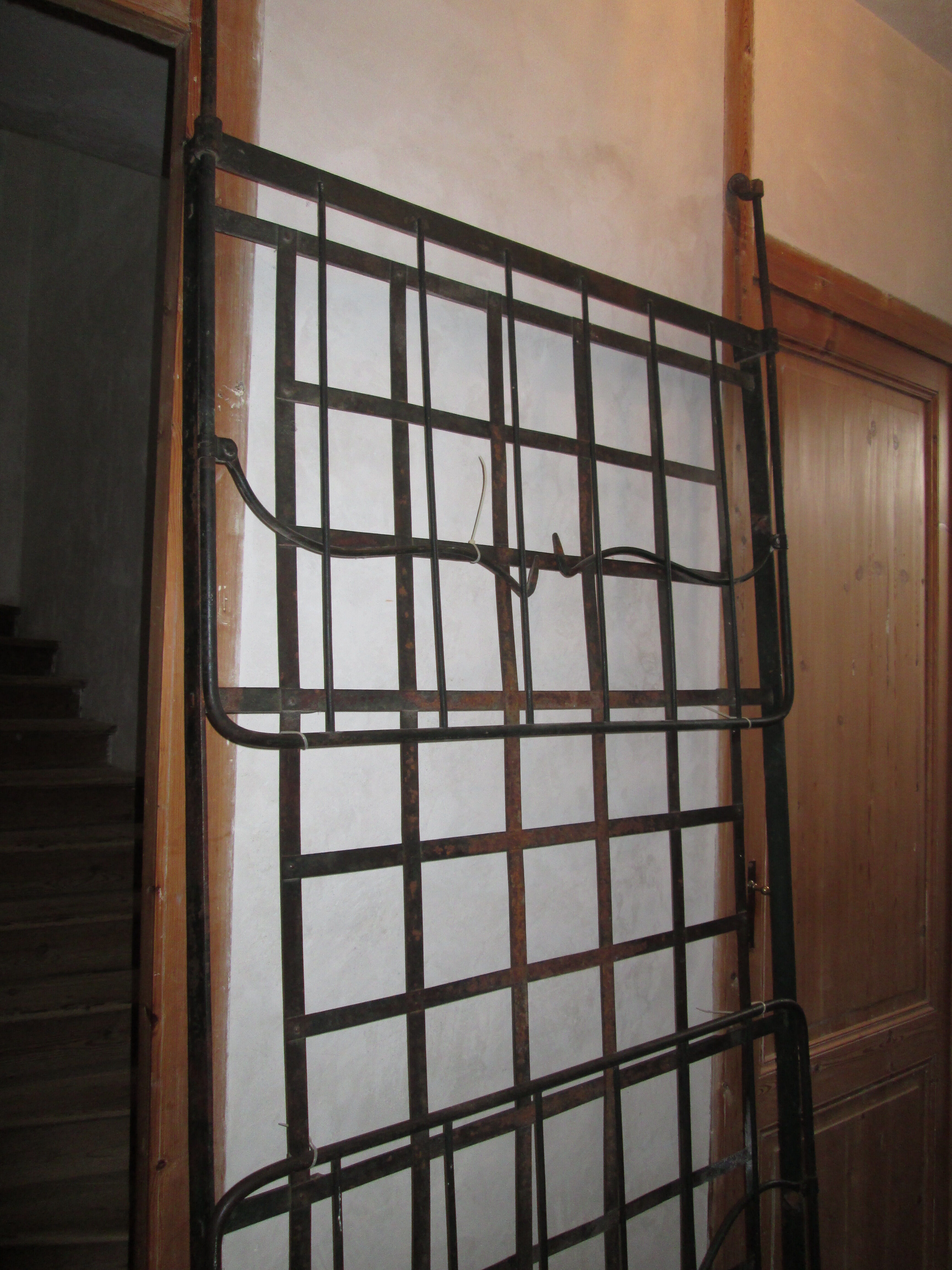 19th century wrought iron bed
