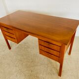 Vintage retro Danish mid-century teak desk by Bent Silberg Møbler 1960s