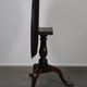 Round antique English oak tilt-top table with wonderful colors
