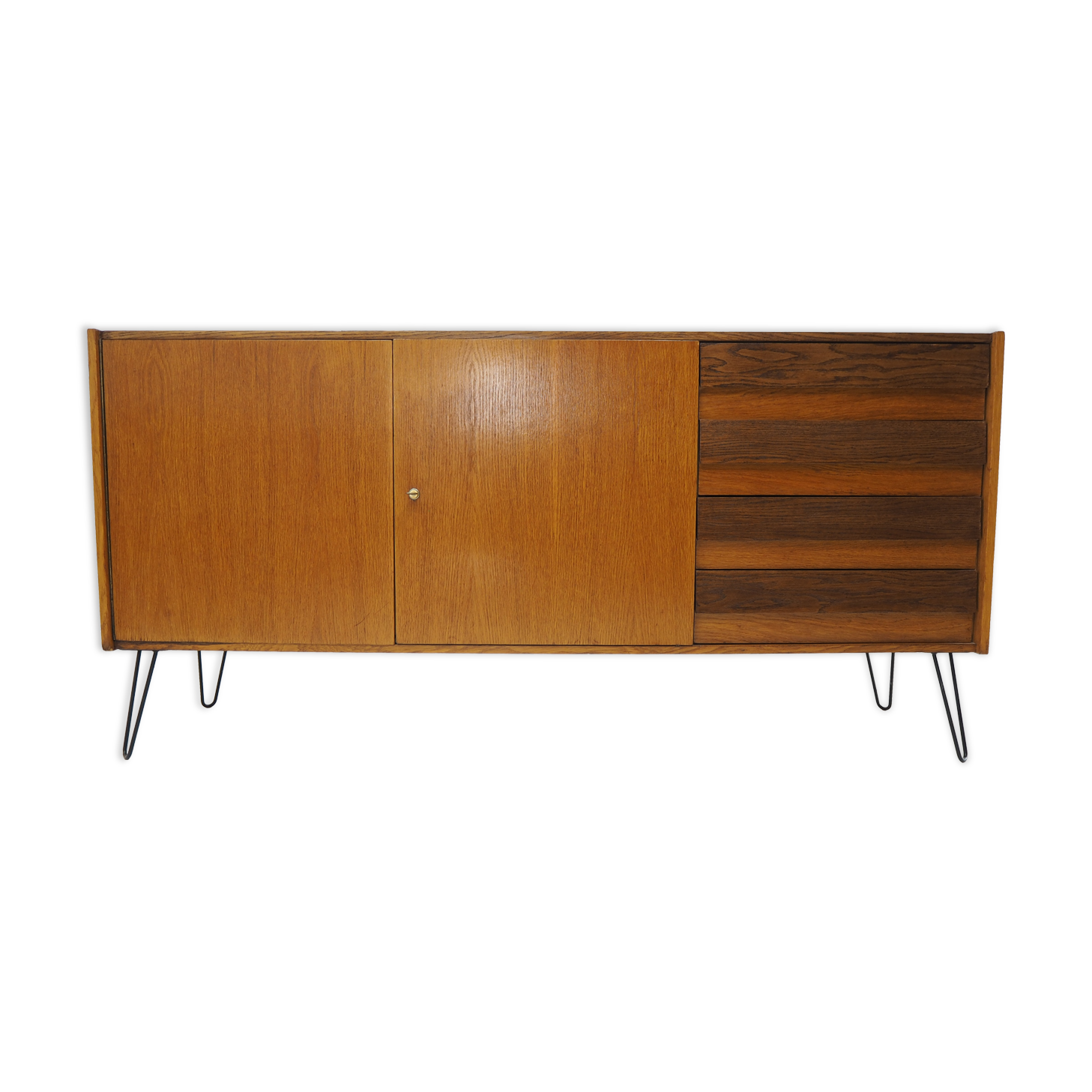1960s Jiri Jiroutek Upcycled sideboard , Czechoslovakia