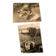 Duo of Vintage Photographs (1970s/1980s) on Panels – Fishing Boat