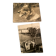 Duo of Vintage Photographs (1970s/1980s) on Panels – Fishing Boat
