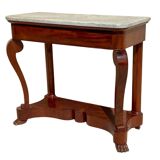 Restoration period mahogany console