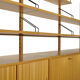 Oak modular wall unit by Poul Cadovius for Cado, 1960s