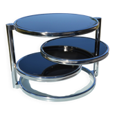 Leitmotiv coffee table with 3 rotating trays