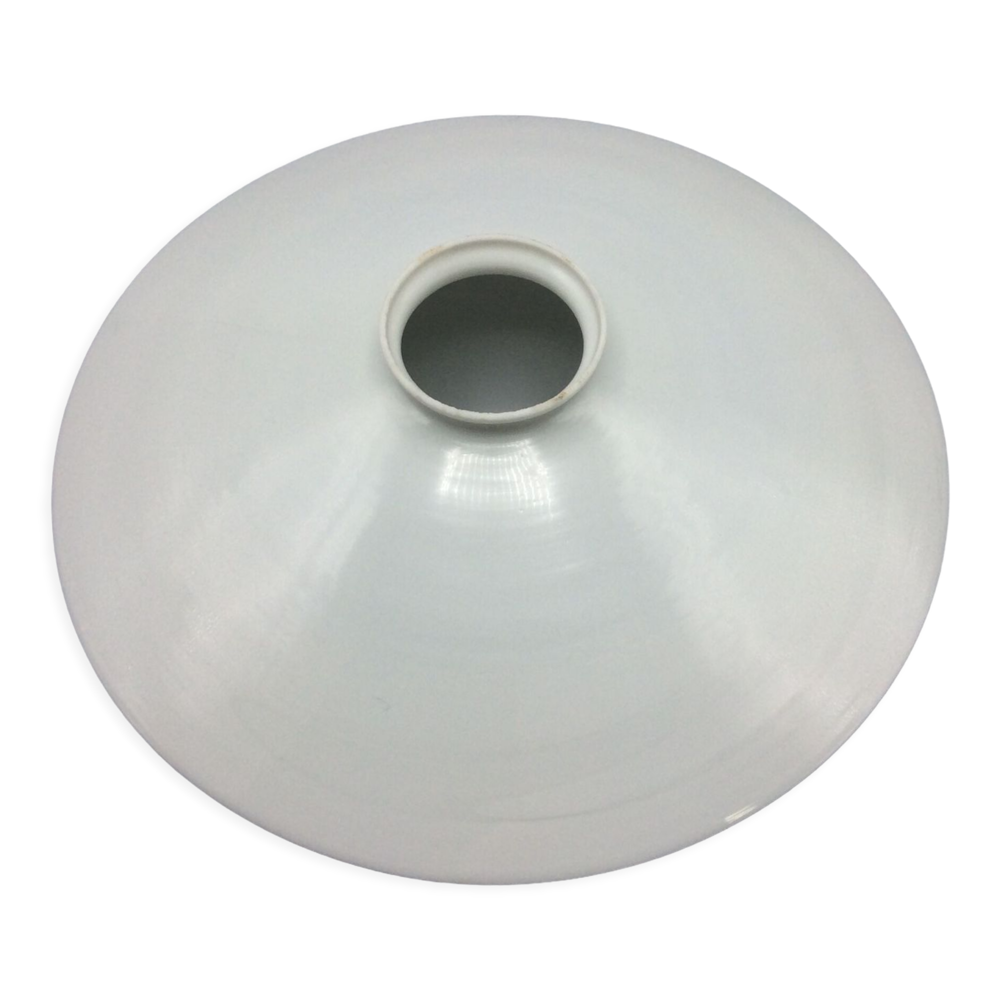 White opaline lampshade