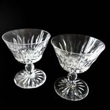 "Pyramid" crystal liquer glass designed by Fritz Kallenborg for Kosta Boda Sweden mid-century. Price