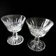 "Pyramid" crystal liquer glass designed by Fritz Kallenborg for Kosta Boda Sweden mid-century. Price