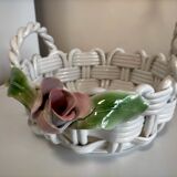 Braided ceramic dish