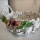 Braided ceramic dish