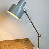 Grey Industrial Factory Office Desk Lamp from Elektrosvit, 1970s