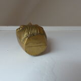 Miniature Owl Figure in Vintage Brass