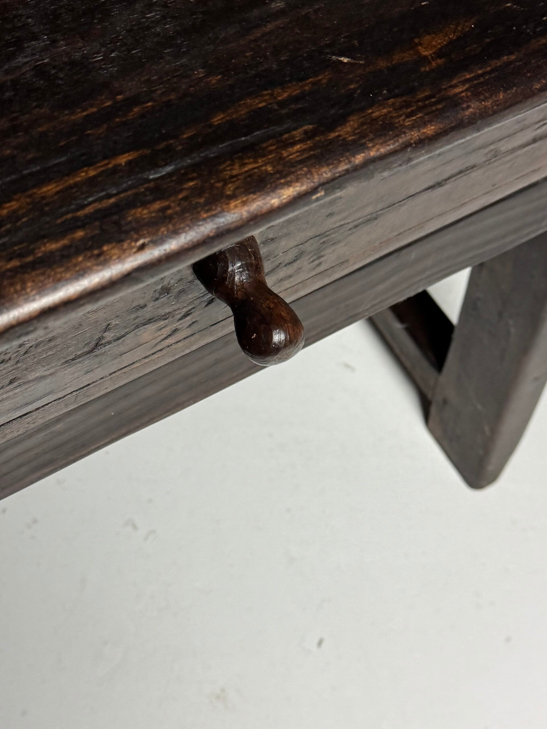 Spanish side table, rustic, early 20th century