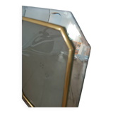 Old beveled mirror frame