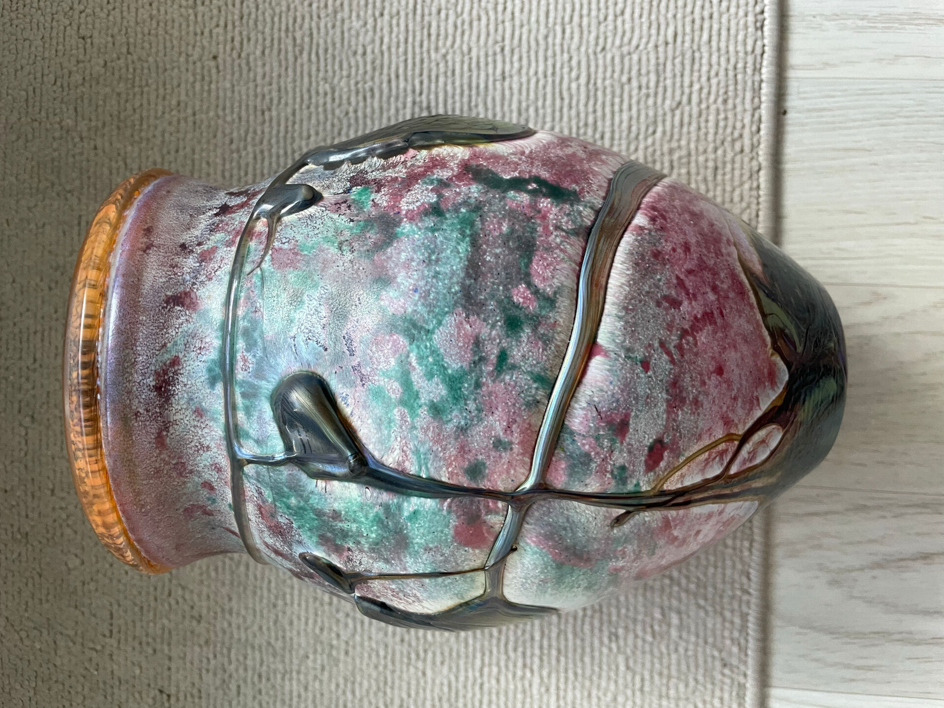 Vase by Jean-Claude Novaro from 1989