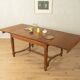 Art Nouveau dining table made of solid oak, Germany, 1910s