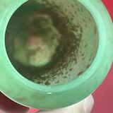 Vintage art deco glass paste, signed lorrain h 12 cm