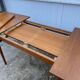 Extendable table 2 Scandinavian teak extensions 165/207/249 x 91cm vintage an60