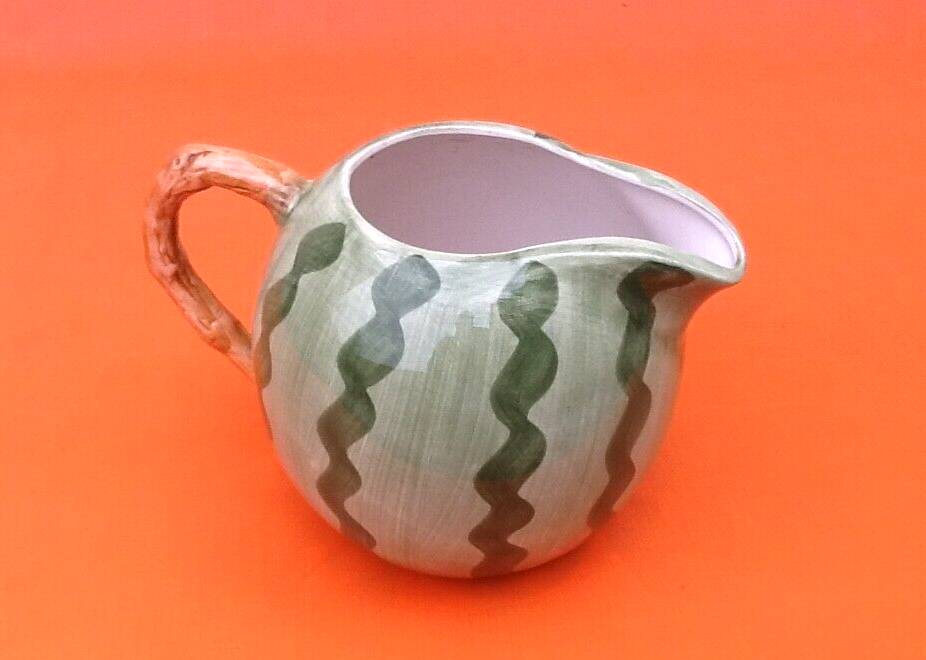 Watermelon Pitcher / Jug Glazed Ceramic