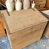 Raw wooden chest